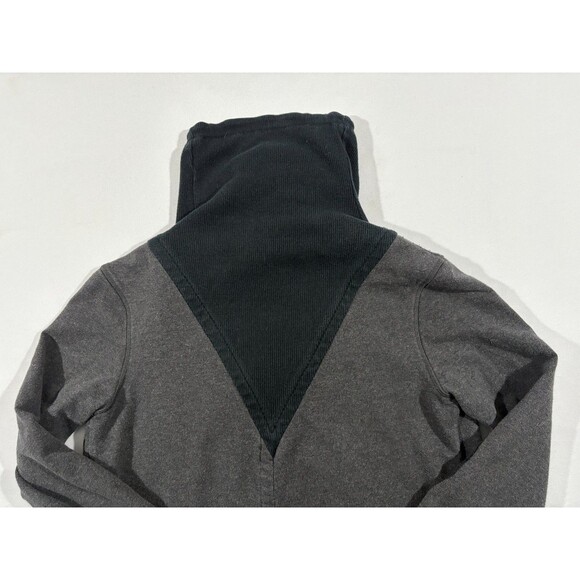 Lululemon Gratitude Wrap Jacket Womens Gray Snap Up Sweater Grunge Punk Sz 4 - Picture 14 of 14